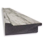 Silberner, rissig-metallischer Ganzkörperspiegel für Boden/Wand – für 1 Person – 29" x 65"