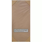 Silberner, rissig-metallischer Ganzkörperspiegel für Boden/Wand – für 1 Person – 29" x 65"