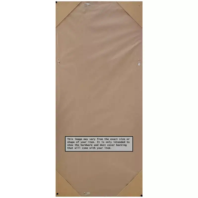 Specchio da pavimento/parete intero con finitura metallica argentata effetto craquelé – 1 persona – 73,5 cm x 165 cm