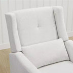 Poltrona reclinabile girevole e basculante manuale Spruce & Spring con cuscino lombare