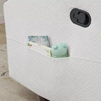 Poltrona reclinabile girevole e basculante manuale Spruce & Spring con cuscino lombare
