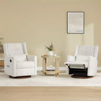 Poltrona reclinabile girevole e basculante manuale Spruce & Spring con cuscino lombare