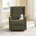 Poltrona reclinabile girevole e basculante manuale Spruce & Spring con cuscino lombare