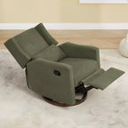 Poltrona reclinabile girevole e basculante manuale Spruce & Spring con cuscino lombare