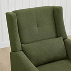Poltrona reclinabile girevole e basculante manuale Spruce & Spring con cuscino lombare