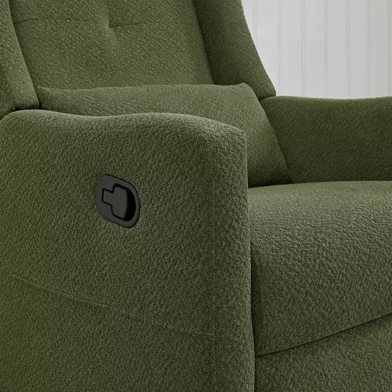 Poltrona reclinabile girevole manuale Spruce & Spring con cuscino lombare
