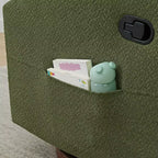 Poltrona reclinabile girevole e basculante manuale Spruce & Spring con cuscino lombare