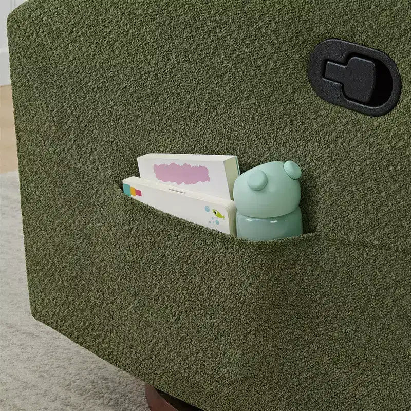 Poltrona reclinabile girevole manuale Spruce & Spring con cuscino lombare