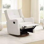 Poltrona reclinabile girevole e basculante manuale Spruce & Spring con cuscino lombare