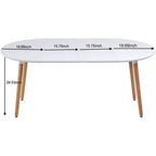Zwart / eiken / grijs / wit – ovale uitschuifbare eettafel, metalen poten, geschikt voor maximaal 6 personen