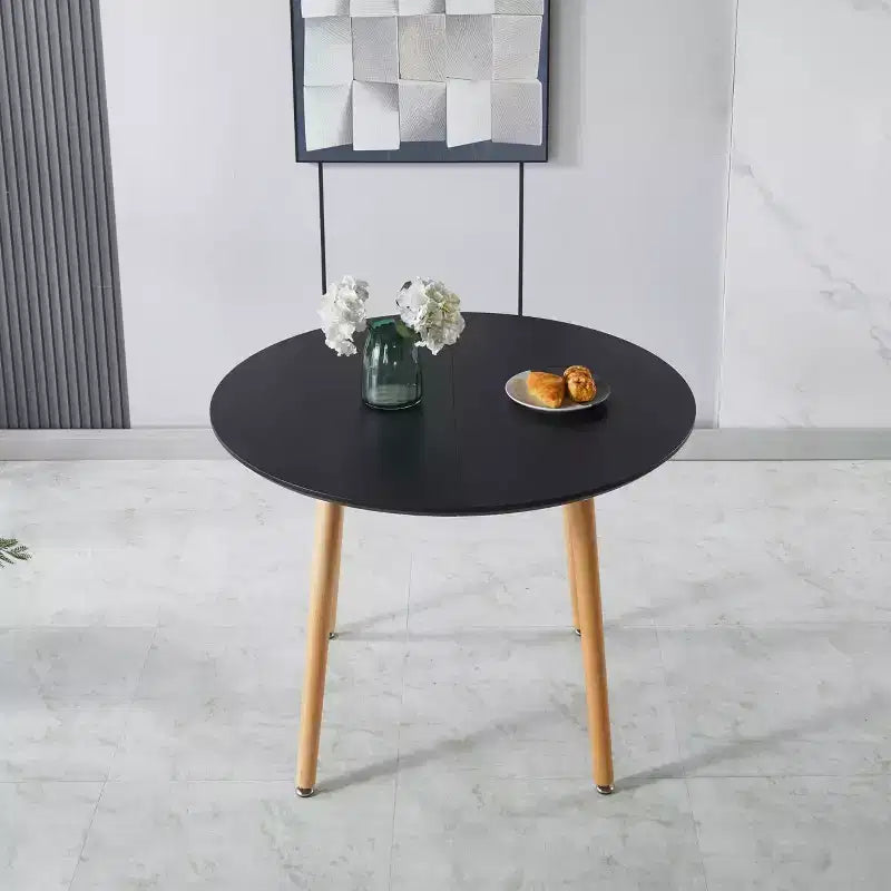 Nero / Rovere / Grigio / Bianco – Tavolo da pranzo ovale allungabile, gambe in metallo, posti a sedere fino a 6