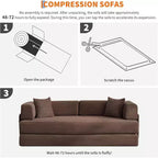 Divano letto chaise longue trasformabile blu/marrone/grigio/verde/rosa, pieghevole, per 1-2 persone