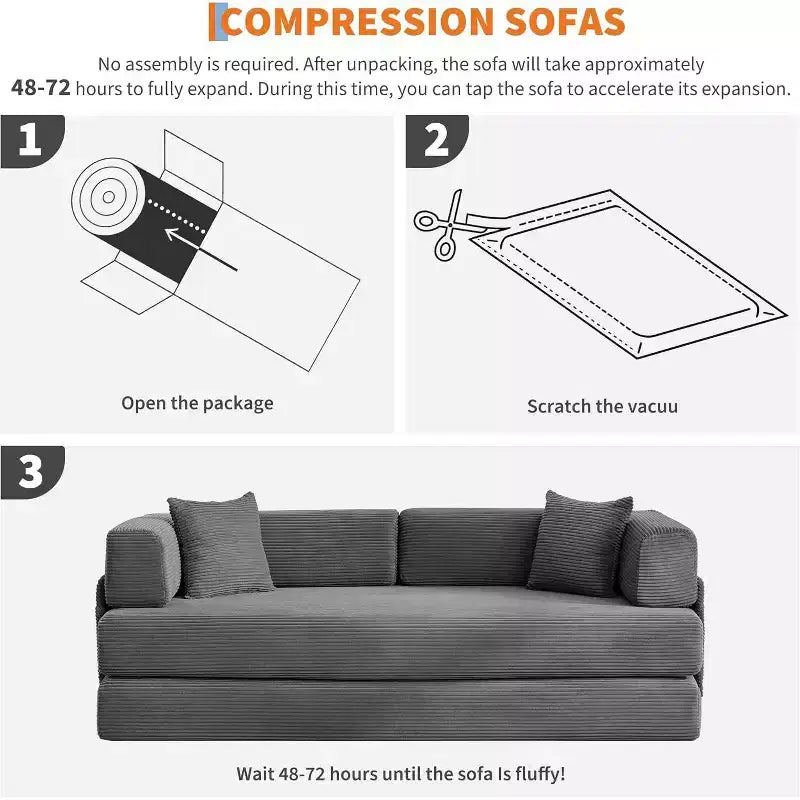 Divano Letto Chaise Lounge Convertibile Blu/Marrone/Grigio/Verde/Rosa, Pieghevole, Posti 1–2