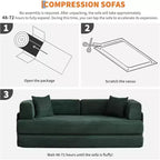 Divano letto chaise longue trasformabile blu/marrone/grigio/verde/rosa, pieghevole, per 1-2 persone