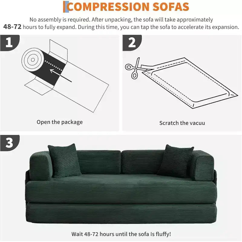Divano Letto Chaise Lounge Convertibile Blu/Marrone/Grigio/Verde/Rosa, Pieghevole, Posti 1–2