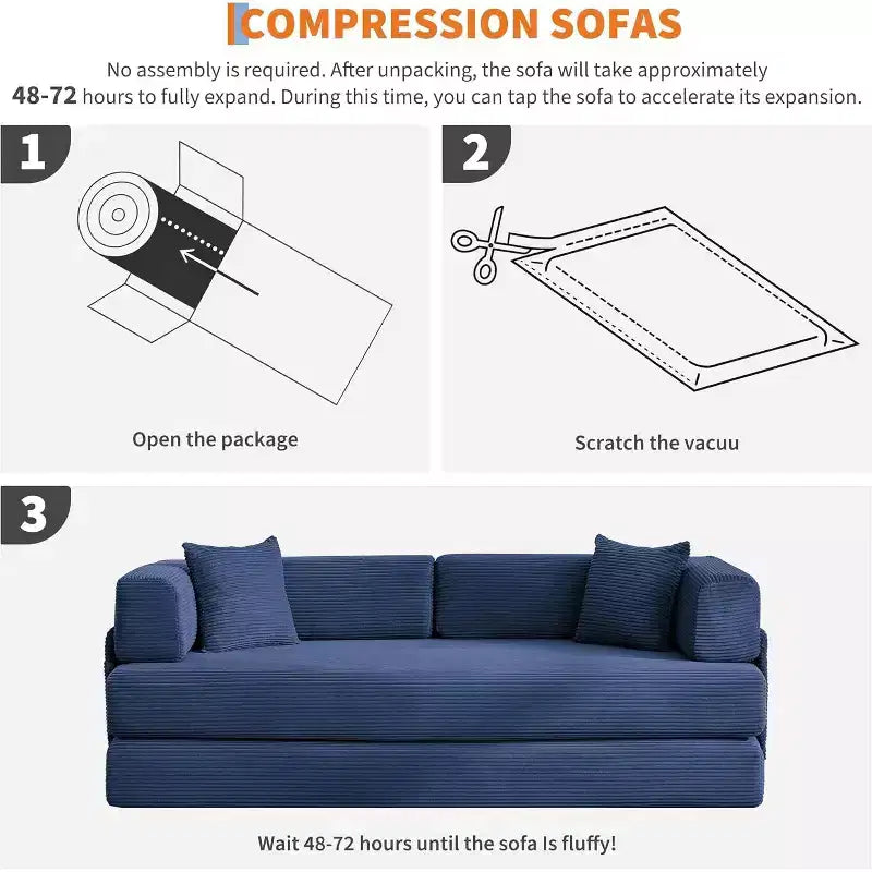 Divano Letto Chaise Lounge Convertibile Blu/Marrone/Grigio/Verde/Rosa, Pieghevole, Posti 1–2