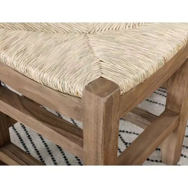 Set appendiabiti da ingresso e panca color ambra chiaro, stile industriale rustico, struttura in legno, 5 ganci