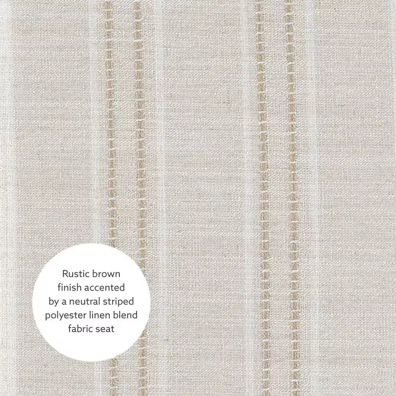 Sgabello da bar senza schienale imbottito – Grigio / Marrone scuro / Naturale / Beige camoscio / Noce beige, 1 posto