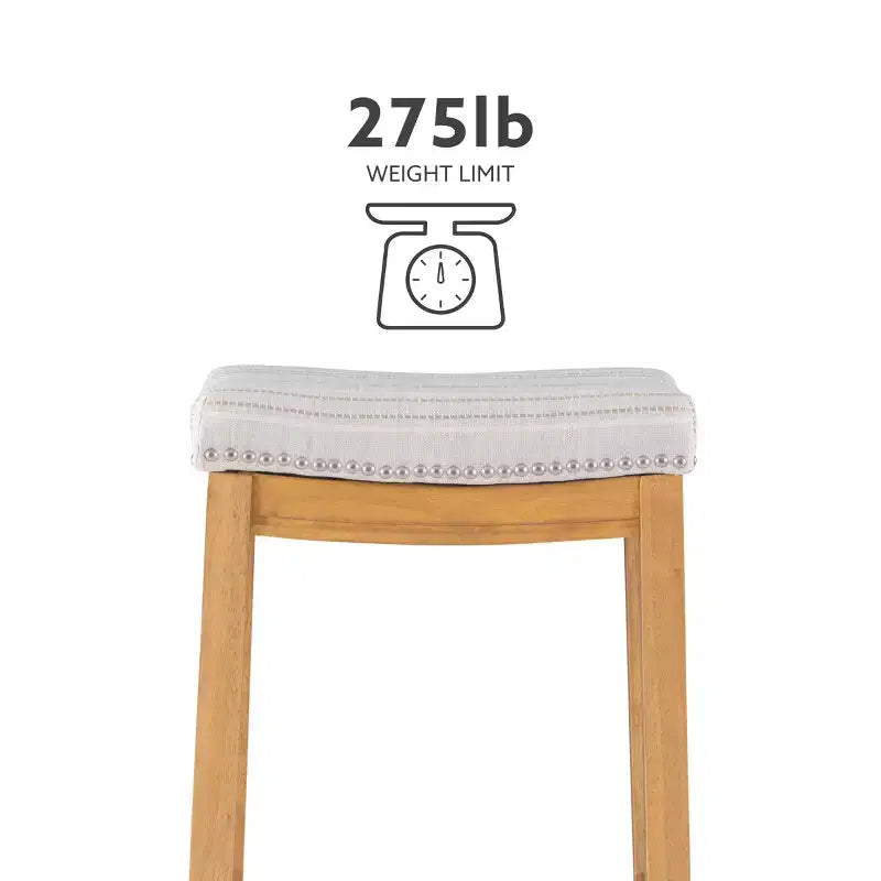 Sgabello da bar senza schienale imbottito – Grigio / Marrone scuro / Naturale / Beige camoscio / Noce beige, 1 posto