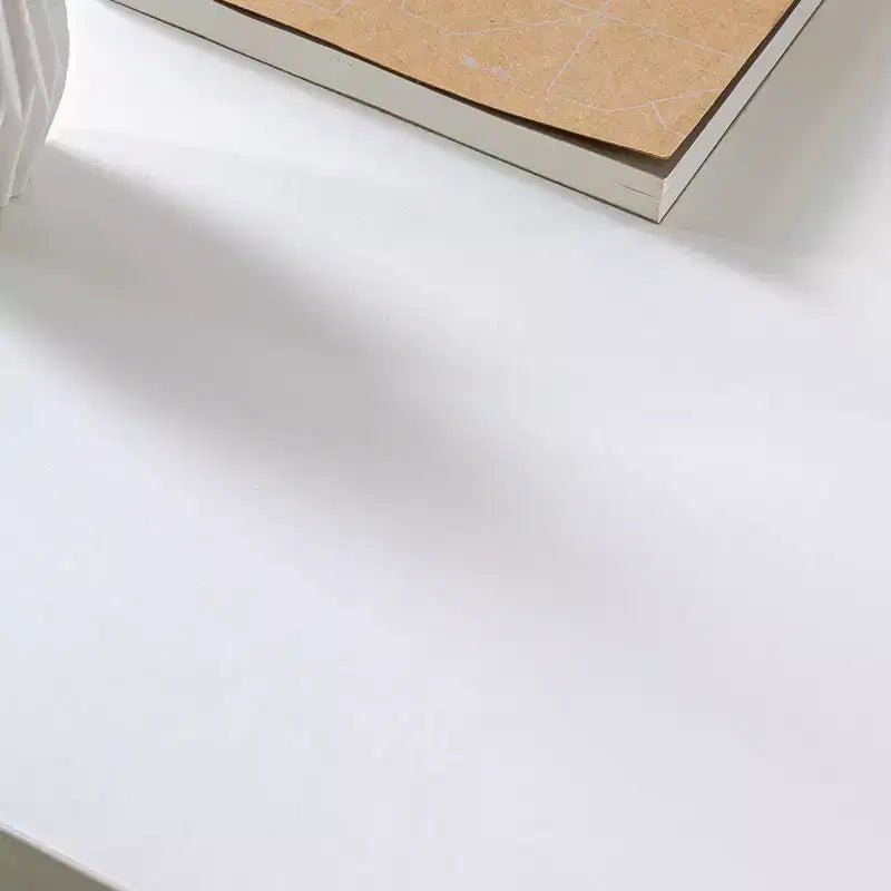 Scrivania in metallo da 55" marrone/bianco – Singola