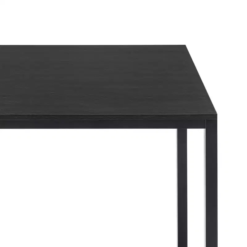 Scrivania in metallo da 55" marrone/bianco – Singola