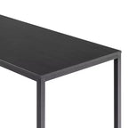 Escritorio con estructura de metal marrón/blanco de 55'' – individual