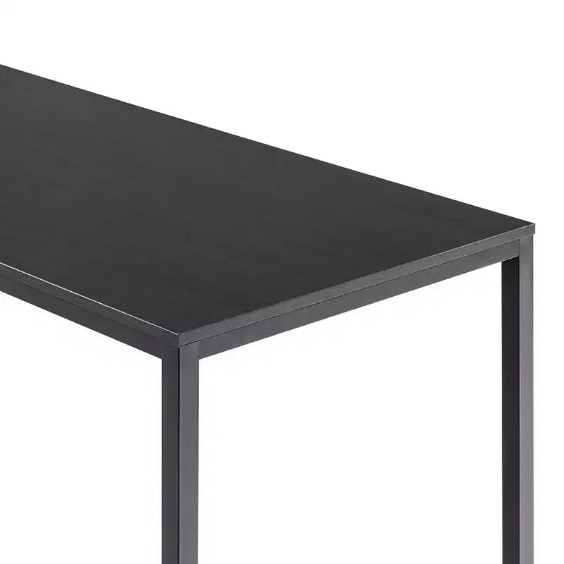 Scrivania in metallo da 55" marrone/bianco – Singola